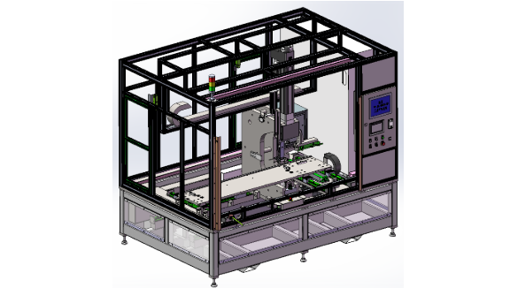 Automatic positioning and pressing station